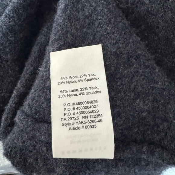 Artizia Community Wool and Yak Dark Gray Long Cardigan - Picture 4 of 4